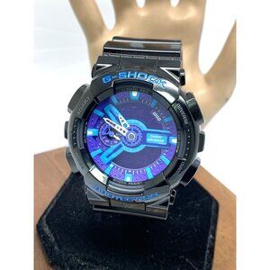 Casio G-Shock Men’s Watch GA110HC Quartz Gold Black Blue Purple Resin 5146 48mm